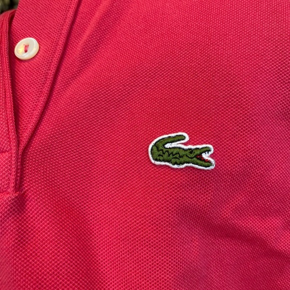 Lacoste Girls Pink Polo Dress, size 14 - Picture 8 of 8